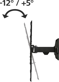 Кронштейн Hama H-118102 черный