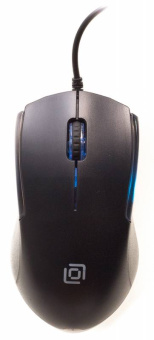 Мышь Оклик 245M черный оптическая (1000dpi) USB (3but)