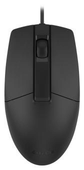 Мышь A4Tech OP-330 черный оптическая (1000dpi) USB (3but)