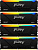 Память DDR4 4x8Gb 3200MHz Kingston KF432C16BB2AK4/32 Fury Beast RGb RTL Gaming PC4-25600 CL16 DIMM 288-pin 1.35В dual rank с радиатором Ret