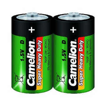 CAMELION R20 SR-2 (R20P-SP2G, батарейка,1.5В)