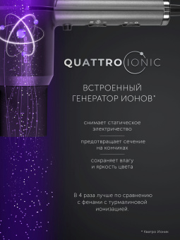 Фен Polaris PHD 2044Ti 1900Вт графит