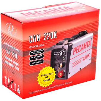 Сварочный аппарат Ресанта САИ-220К инвертор ММА DC